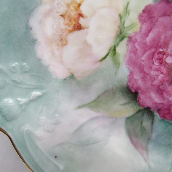 LOVELY HAND PAINTED 10" DIAMETER PLATE - Picture 4 of 7